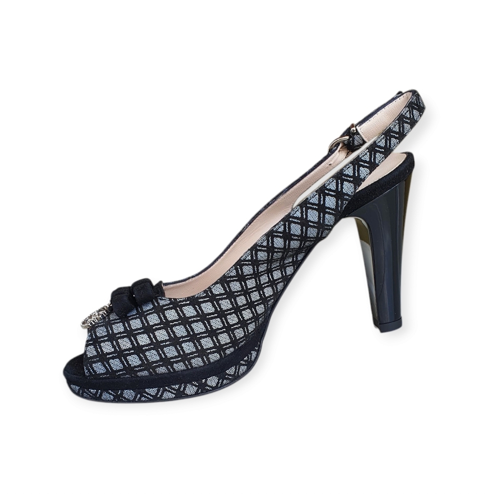 5074 Cam rombo nero-bianco